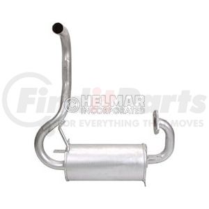 20100-GH10A by HELMAR FORKLIFT PARTS - Aftermarket Replacement Exhaust Muffler for Nissan Forklift Applications