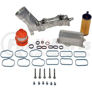 926-959 by DAYTON PARTS - UPGRADED ALUMINUM ENGINE OIL FILTER HOUSING WITH OIL COOLER AND FILTER