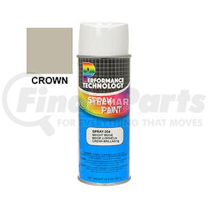 SPRAY-354 by HELMAR FORKLIFT PARTS - Spray Paint - Aftermarket Replacement, 12 oz., Bright Beige for Crown