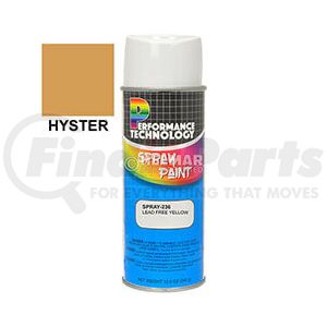 SPRAY-236 by HELMAR FORKLIFT PARTS - Spray Paint - 12 oz. Lead Free Yellow, Aftermarket Replacement, For Hyster