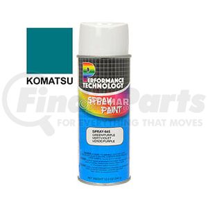 SPRAY-645 by HELMAR FORKLIFT PARTS - Spray Paint - Aftermarket Replacement, 12 oz., Green/Blue, for Komatsu