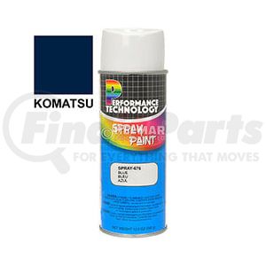 SPRAY-676 by HELMAR FORKLIFT PARTS - Aftermarket Replacement Spray Paint for Komatsu Forklifts, 20oz Blue