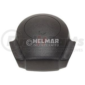 45121-1247271 by HELMAR FORKLIFT PARTS - Horn Button - Black, fits Toyota Forklift 8FG/8FD and ZN Series Models