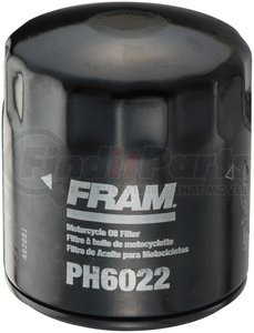 PH6022 by FRAM - Motorcycle Full-Flow Spin-on Oil Filter
