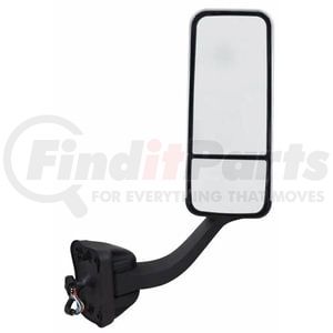 TR037-FRDMC-R by TORQUE PARTS - Door Mirror - Passenger Side, Power Heated, Electric, Chrome Cover, with Mounting Arm
