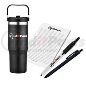FIP-STARTER by FINDITPARTS - Starter Pack - Includes Pen, Sharpie, Notepad, and Travel Tumbler Cup