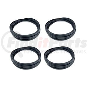 KD3072 by FAIRCHILD - Front and Rear Door Seal on Body Kit for 2011-2022 Jeep Grand Cherokee (55399256AE, 5599255AE)