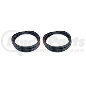 KD3071 by FAIRCHILD - Rear Door Seal on Body Kit for 2011-2022 Jeep Grand Cherokee (55399255AE)