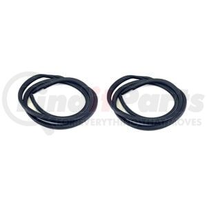 KT3007 by FAIRCHILD - Rear Door Seal on Body Kit for 2007-2021 Toyota Tundra (62332-0C030, 62331-0C030)
