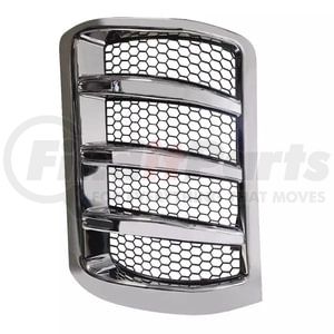 TRTK989117C by TORQUE PARTS - Right Reefer Roadside Chrome Grille for Trailer Refrigeration Unit