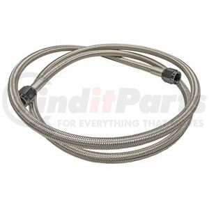 10277 by VIBRANT PERFORMANCE - Universal Oil Feed Kit; Incl. -4AN Female Fittings and 4ft. Hose; PTFE Lined Stainless Steel;