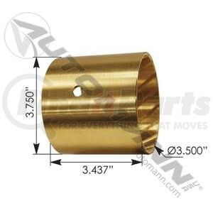 A846 by AUTOMANN - Trunnion Bushing, Rubber, Heavy Duty 3-1/2" Shaft, For Mack SS38-44 Series