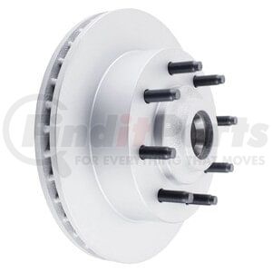 MPA Electrical BR5398G Disc Brake Rotor and Hub Assembly Quality-Built Black Series Coated Rotor