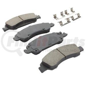 1003-1363C by MPA ELECTRICAL - Quality-Built Disc Brake Pad Set - Black Series, Ceramic, with Hardware