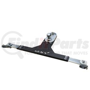 GH-21011 by GEN-Y HITCH - MAIN ASSY - GoosePuck GEN II - 5" Offset - 25K Overall Towing - With Safety Chain Anchors Incorporated - Ford 2017 to Current