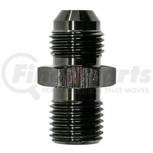 10229 by VIBRANT PERFORMANCE - Water Jacket Adapter Fitting; Hose Size: -6AN x M14-1.5; For Garrett BB Turbo [GT28/GT30/GT35]; 6061 Aluminum; Anodized Black;