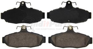 ZD347A by WAGNER - QuickStop Ceramic Disc Brake Pad Set