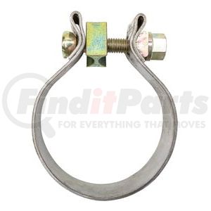 1167 by VIBRANT PERFORMANCE - 430 Stainless Steel Seal Clamp; For 3 in. O.D. Tubing; 1.25 in. Wide Band;