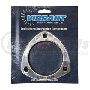 1483S by VIBRANT PERFORMANCE - 3-Bolt Stainless Steel Flange; 3 in. I.D.; Single Flange; Retail Packed;