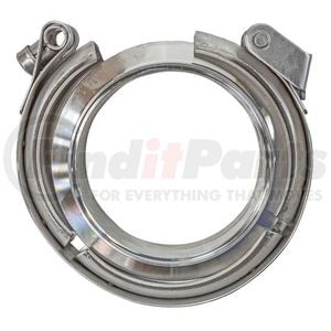 1491 by VIBRANT PERFORMANCE - T304 Stainless Steel V-Band Flange Tubing; 3 in. O.D.; Incl.2 V-Band Flanges; 1 V-Band Clamp;