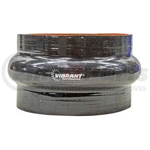 2738 by VIBRANT PERFORMANCE - 4 Ply Hump Hose Coupler; 4.5 in. I.D. x 3 in. Long; Black;