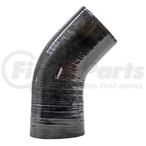 2758 by VIBRANT PERFORMANCE - 4 Ply 45 Degree Elbow; 4.5 in. I.D. x 4.25 in. Leg Length; Black;