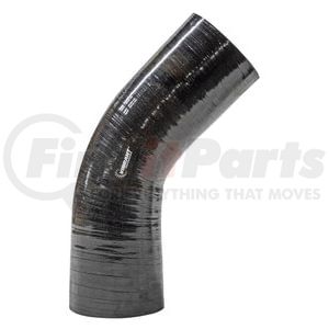 2757 by VIBRANT PERFORMANCE - 4 Ply 45 Degree Elbow; 3.25 in. I.D. x 4.5 in. Leg Length; Black;