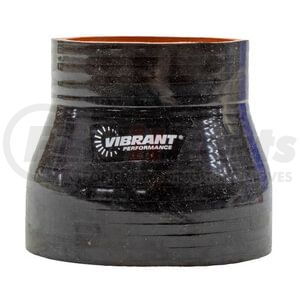 2761 by VIBRANT PERFORMANCE - 4 Ply Reducer Coupling; 2.5 in. x 3.25 in. x 3 in. Long; Black;