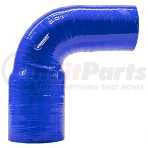 2782B by VIBRANT PERFORMANCE - 4 Ply 90 Degree Reducer Elbow; 2.5 in. ID x 3 in. ID x 3.5 in. Leg Length; Blue;