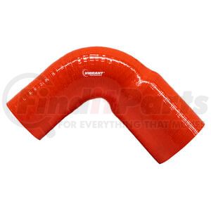 2782R by VIBRANT PERFORMANCE - Cold Air Induction Accessories: Various Makes and Models; Silicon Elbows; 4 Ply 90 Degree Reducer Elbow; 2.5' ID x 3' ID x 4' Leg Length; red