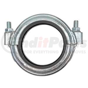 20863P by ALLEGHENY VALVE & COUPLING - Coupling: 3" MK II Steel, CLEAR ZINC, Black Buna-NBR Gasket