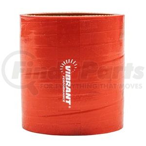 2708R by VIBRANT PERFORMANCE - 4 Ply Silicone Hose Coupling: universal; 2 1/4' diameter; 3' length; red