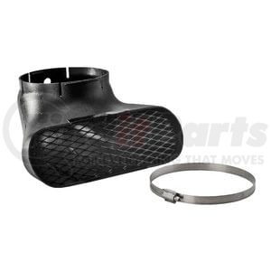 H001200 by DONALDSON - Engine Air Intake Snorkel - 13.20 in. width, 6.25 in. height, 12.05 in. depth