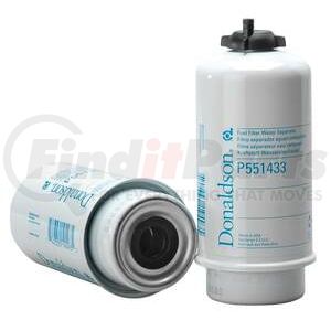 Donaldson P551433 Fuel Filter Fuel Water Separator Filter - 7.73 in., Water Separator Type, Cartridge Style, Cellulose,