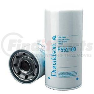P552100 by DONALDSON - Engine Oil Filter - 10.24 in., Full-Flow Type, Spin-On Style, Cellulose Media Type