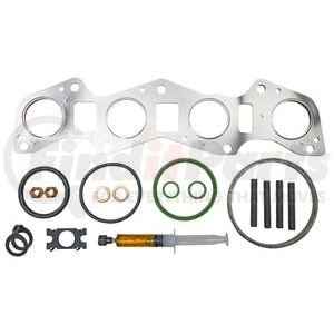 JTC12388 by AJUSA - Turbocharger Mounting Gasket Kit for Volvo Mack Applications, Syringe with Oil included