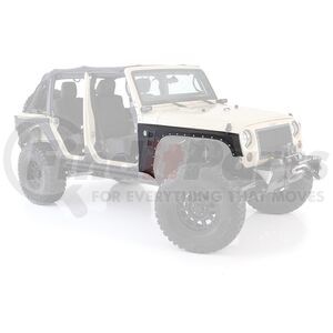 76880 by SMITTY BILT - XRC Front Armor Fenders - Textured Black (07-18 JK/JKU)