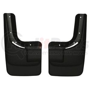 56701 by HUSKY - Custom Molded Mud Guards; Black