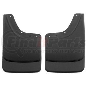 57061 by HUSKY - Custom Molded Mud Guards  Black