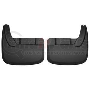 57181 by HUSKY - Custom Molded Mud Guards  Black
