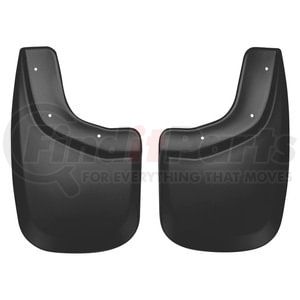 57811 by HUSKY - Custom Molded Mud Guards  Black