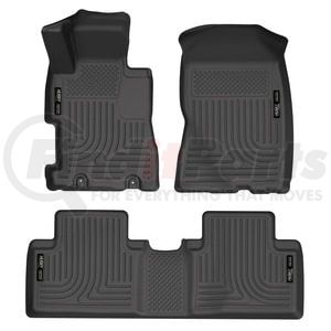 98411 by HUSKY - Weatherbeater - Front & 2nd Seat Floor Liners
