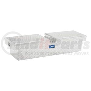 EC10061 by UWS - Bright Aluminum 69" Gull Wing Crossover Truck Tool Box (Heavy Packaging)