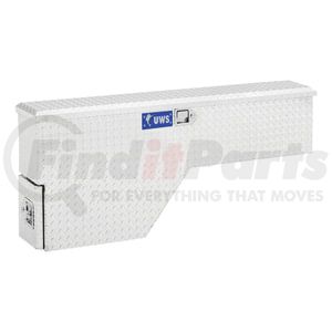 FW-48-DS-P by UWS - Bright Aluminum 48" Passenger-Side Wheel Well Tool Box (LTL Shipping Only)