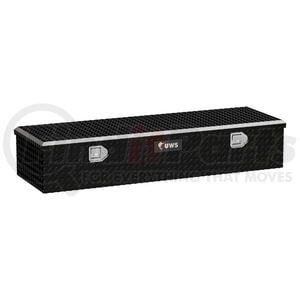 FWB-58-BLK by UWS - Gloss Black Aluminum 58" 5th Wheel Truck Tool Box (LTL Shipping Only)