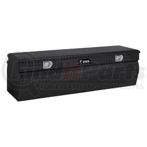 TBC-55-W-BLK by UWS - Gloss Black Aluminum 55" Wedge Utility Chest Box (LTL Shipping Only)