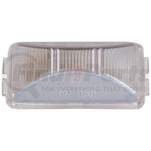 150C by PETERSON LIGHTING - Incandescent License/ Utility, PC-Rated, Rectangular, 2.48"X1.20", white, poly bag