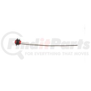 181KR by PETERSON LIGHTING - LED Marker/ Clearance, PC-Rated, Round, Kit, 0.75", red, poly bag