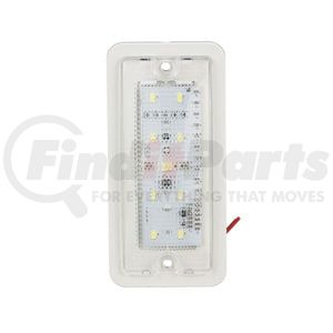 368 by PETERSON LIGHTING - LED Dome/ Interior Light, Rectangular, 5.83"X2.80", Multi-volt, poly bag