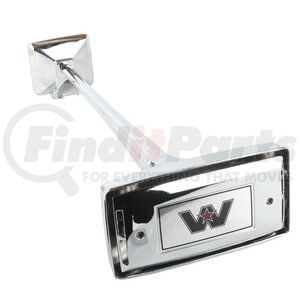HDY-H00978FP by FREIGHTLINER - Air Horn Kit - Chrome, Rectangular, Single Horn, with Western Star Logo